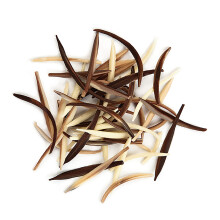 Barbara Luijckx Marbled Dark & White Chocolate Tagliatelle Strands - Pack Size = 1x2kg