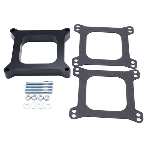 1" Open Plenum Carburetor Spacer Kit, Carb Spacers for SBC BBC Chevy  Holley