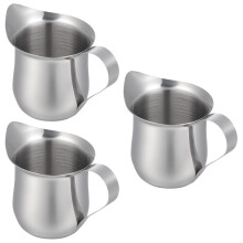 3pcs Oz 90ml Stainless Steel Milk Frothing Pitcher with Pointed Spout