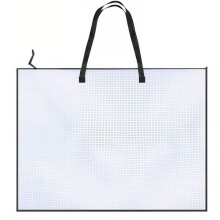 Large Clear Document Portfolio Bag - 58.5x90cm Art Portfolio Case with Handles for Posters, Artwork, Prints, and Storage