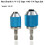 Tap Socket Set 2Pcs Hexagonal Handle Adjustable Chuck, 6-1/4 & 1/4-1/2" for Home Garage Workshop Maintenance Tasks 3