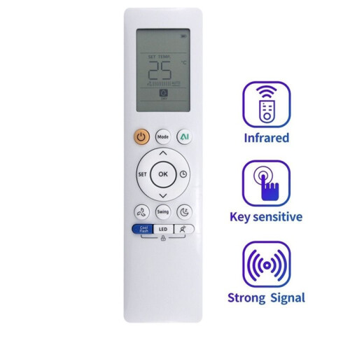 Replace RG10E(B2S)/BGCEF A/C Remote Control for Midea Air Conditioner RG10E(B2S)/BGCEF Remote Control 1