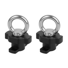 2pcs UTV ATV Tie Down Anchors for Zforce Uforce Cforce 1000 Heavy Duty CNC Aluminum, Quick Attach Bed Rail