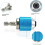 Tap Socket Set 2Pcs Hexagonal Handle Adjustable Chuck, 6-1/4 & 1/4-1/2" for Home Garage Workshop Maintenance Tasks 5