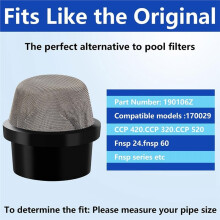 4 Pcs 190106Z Air Bleeder Screen Cap, Pool Filter Cap Replacement Parts for Most Pool Filters