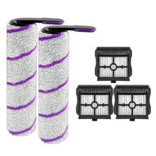 5Pcs for  S20 Pro, Rowenta X-Clean 10 Vacuum Mop Accessories Roller Brush Hepa Filter Replacement Parts