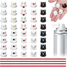 40 X Sprays Sprays Cans, 10 Different Sizes Sprays Sprays Cans Attachment, for Sprays Cans with Capillary Tube