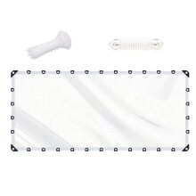 8x20ft Clear Tarps Heavy Duty Waterproof, Clear Tarp with Grommets, Upgraded Edges Heat Fused Tear , Patio Fencing