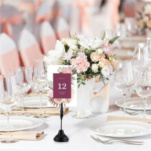 12 Pcs Table Number Holders Metal Alligator Clip, 3 Inch Cone Base Clips for Place Cards,Food Signs,Photo Display,Tables
