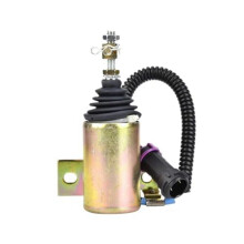 24V Fuel Cut Off Shut Off Solenoid Valve XHF-1121 F048331000093 for Foton 483 Engine Truck Flameout Stop Solenoid