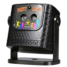 Party Lights Disco Light, Sound Activated Laser Projector with Remote, 60 Patterns Stage Lamp for Birthday Karaoke