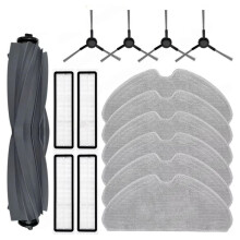 Replacement Parts Kit for  D9 Max Gen 2 / D10s Robot Vacuum - Main Brush, Side Brushes, HEPA Filter, Mop Pads