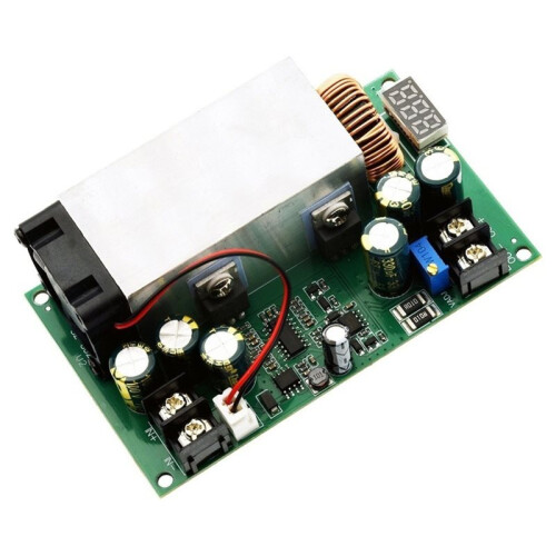 600W 25A  Step-Down Converter Adjustable Voltage Regulator Module with Digital Display for 12V-75V Input Power Supply
