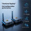 AU5810 5.8G Wireless Audio Transmitter Receiver Kit 100M Range 1 Transmitter to 10 Receivers Audio Sync Plug 4