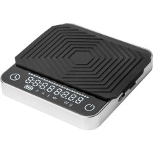 Rechargeable -Coffee Scale with Timer Portable Mirror Scale 2kg/0.1g Accurate Scale for Espresso&Pour-over Coffee