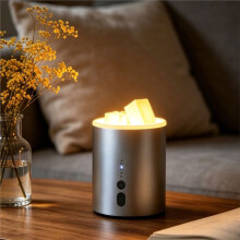RGB Color Changing Candle Warmer Lamp for Wax Melts & Essential Oils,Touch Controlled Ambient Night Light,Home Decor