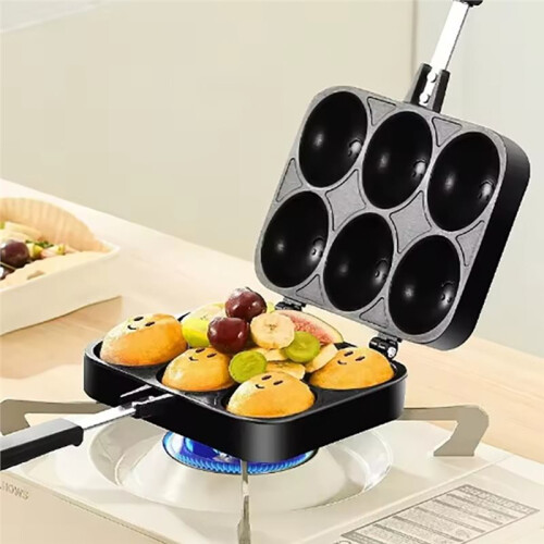 Exploding  Face Egg Waffle Cake Mold Baking Pan Egg Waffle Machine Non-Stick Pan Kitchen Cooking Baking Cake Mold 2
