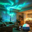 LED Starry Sky Projector Light for  7 Colors Night Light with Remote Control Auto Rotate USB Powered Home Bedroom 5