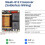 1800W Audio Frequency Divider Single-Channel Speaker Crossover High Power Adjustable Subwoofer Crossover 3