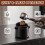 Coffee Knock Box, Large Capacity Shock-Absorbent Espresso Knock Box with Removable Knock Bar 6