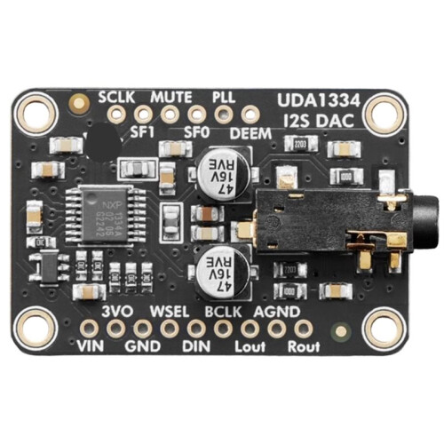 Für Adafruit I2S Stereo Decoder UDA1334A Breakout DAC Modul Audio Stereo Decoder für Adafruit 36 78 1