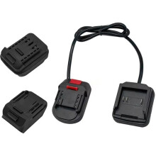 Adaptador de Bateria com Cabo de Expansão, Redutor de Peso de Linha Estendido, Divisor de Conector de Bateria de 18V para Bateria para de 18V