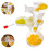 1set Kitchen Egg White Separator,High Capacity Baking Tool for Separating Yolks(Ideal for Home Cooking & Baking) 4
