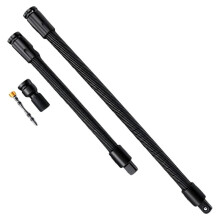 Flexible Shaft Extension Bar Socket Extender Chrome Flexible High-Carbon Steel Universal Drive Shaft for Tight Spaces