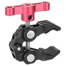 Super Clamp Krabtang Clip, 1/4" 3/8" Schroefdraadgaten, Multifunctionele Grijperclip voor DSLR-Rig, Monitor en Videolamp