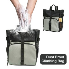 Chalk Bag for Climbing & Bouldering -Chalk Holder with Adjustable Waist Belt & Zipper Pocket(Only Bag)