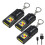 3pcs  Keychain Flashlight USB Rechargeable Led Flashlight Hanging Work Light Keyring Camping Walking Pocket 1