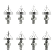 8PCS Speaker Stand Feet M6 M8 Isolation Spikes Cone Floor Foot Pads for HiFi Amplifier CD Player Turntable Subwoofer M6
