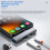 Type-C Male to USB3.0 Female Adapter, 5Gbps Transfer, Side Bend USB Expander Converter USB Extension Dock 1