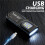 3pcs  Keychain Flashlight USB Rechargeable Led Flashlight Hanging Work Light Keyring Camping Walking Pocket 4