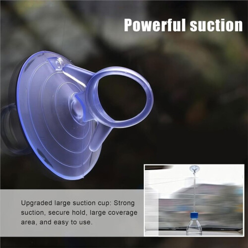 Strong Transparent Suction Cups, Windshield Sunshade Dovetail Sucker Hooks, Multi-Purpose Window Suction Cups 2