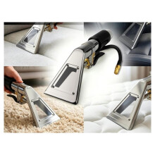 Upholstery Carpet Extractor Wand with Viewing Window, 1.5" Stainless Detailing Hand Wand,for Car Seats, Mattress