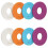 8pcs Adjustable Rolling Pin Guide Rings with Thickness Rings - Perfect Dough Thickness Guide(4 Sizes) 2