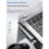 Type-C Male to USB3.0 Female Adapter, 5Gbps Transfer, Side Bend USB Expander Converter USB Extension Dock 8
