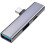 Type-C Male to USB3.0 Female Adapter, 5Gbps Transfer, Side Bend USB Expander Converter USB Extension Dock 2