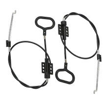 2 Pack Recliner Release Cable Replacement, with S Tip D- Pull Handle,Heavy Duty Recliner Repair Parts