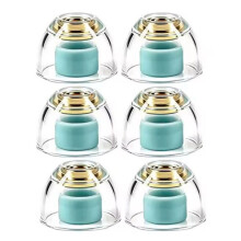 Eartips Brass Nozzle Liquid Silicone Hybrid Eartips High-Density Brass Core Soft Silicone L for Wf-1000xm6/5/4/3