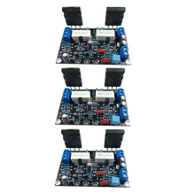3 Stuks 100W 2SC5200+2SA1943 HIFI Mono-Kanaals Audioversterkerkaart met Dubbele DC35V Luidsprekeruitgang voor Doe-Het-Zelf Theaterprojecten