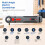 5V Electrical Screwdriver Set 3 Gears Adjustable Torque  Cordless Screwdriver Tool Rechargeable Power Driver 7