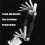 Bike Multi Tool Folding Bicycle Repair Kit Allen Wrench Hex Screwdriver Cycling Multi Tool Multi-Function Hand Tools 2