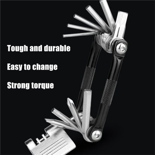 Bike Multi Tool Folding Bicycle Repair Kit Allen Wrench Hex Screwdriver Cycling Multi Tool Multi-Function Hand Tools 1