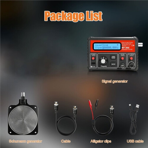 DDS Function Signal Generator Frequency Counter 0.01Hz-750kHz 7.83kHz Sine+Square+Sawtooth Waveform, 1Set 1