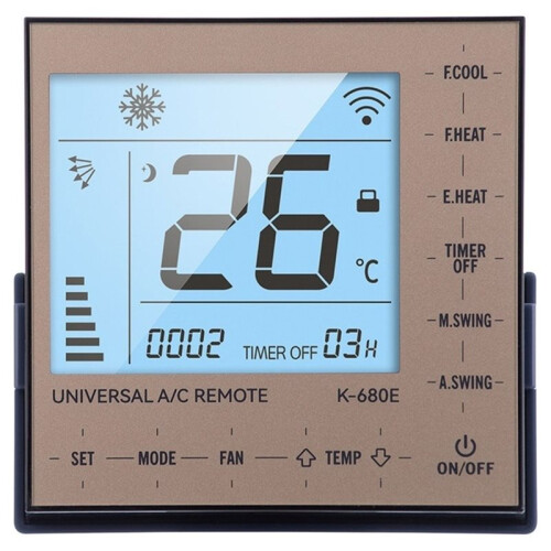 K-680E Universal Air Conditioner Remote Control Wall-Mounted Air Conditioner Remote Control 1