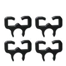 String Trimmer Holder for Universal Shafts, Pre-Cut Storage Organizer Fits Most Trimmer Shafts Black