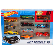 Hot Wheels 10 Pack Diecast Toy Cars 1:64 Scale