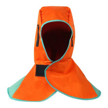 Casco de Soldadura Lavable de Protección Total, Transpirable, A Prueba de Quemaduras, Capucha de Soldadura, Ignífuga, Ignífuga, para Pulido